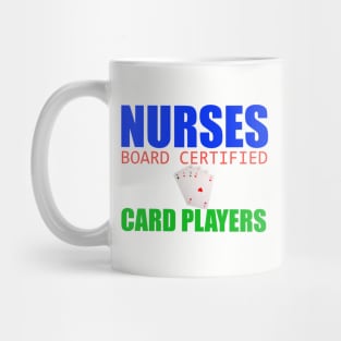 Nurses Play Cards Mug